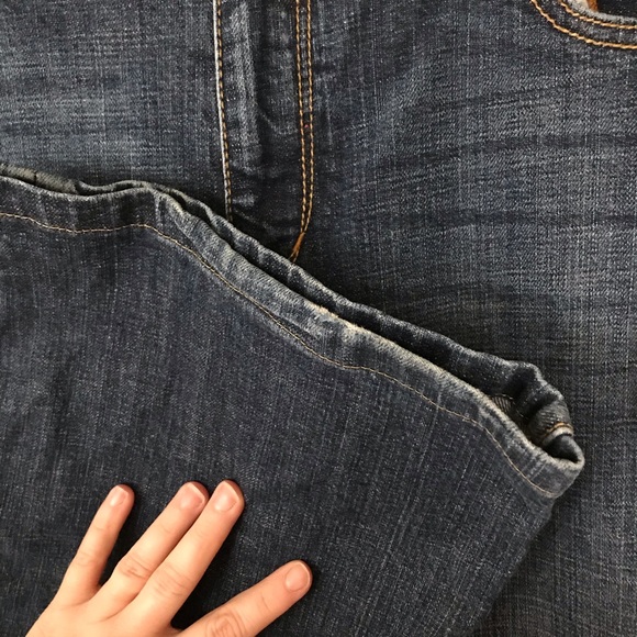 SEVEN7 Studio Flare Jeans in dark wash 5 pocket - Picture 10 of 11